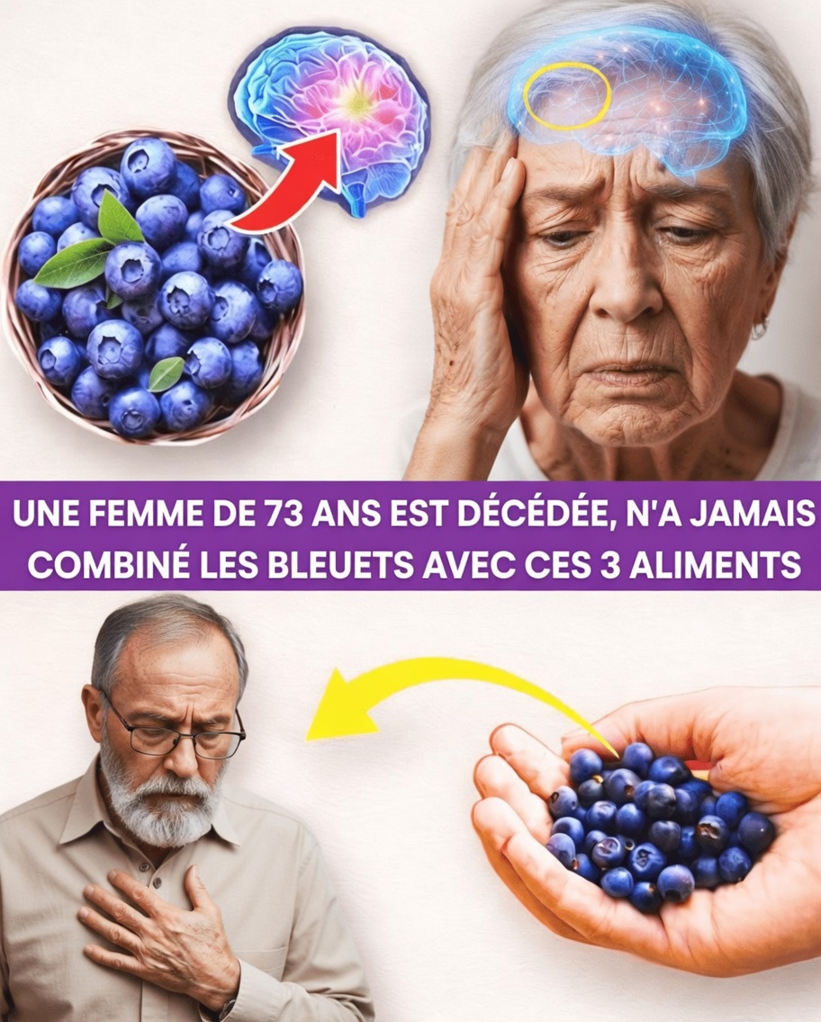 Personnes âgées : ne mangez jamais des myrtilles avec ces 3 aliments !