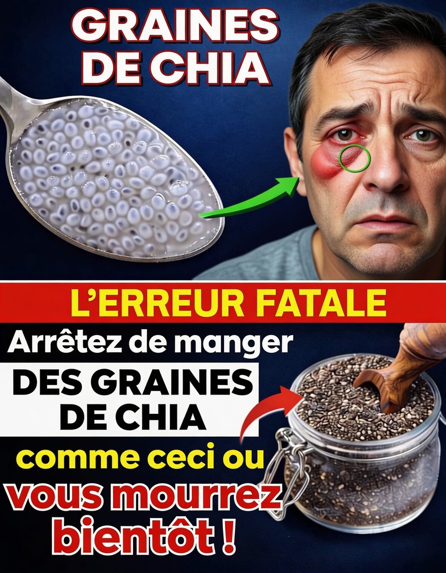 SENIORS : Mangez des graines de chia, mais ne faites JAMAIS ces 6 erreurs (elles peuvent être fatales) | Conseils santé pour seniors