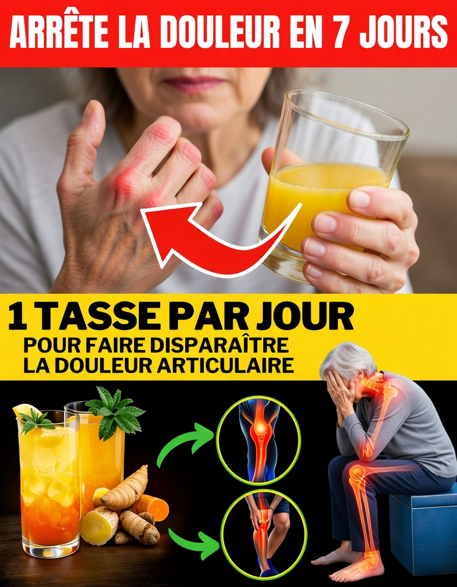Soulagez très rapidement les douleurs articulaires et l’arthrite en 1 semaine !