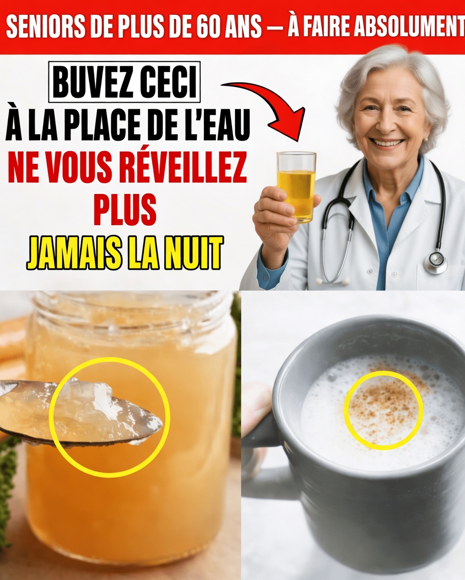 Seniors de plus de 60 ans : cessez de boire de l’eau plate la nuit – essayez ces 5 alternatives apaisantes pour un sommeil plus profond et ininterrompu