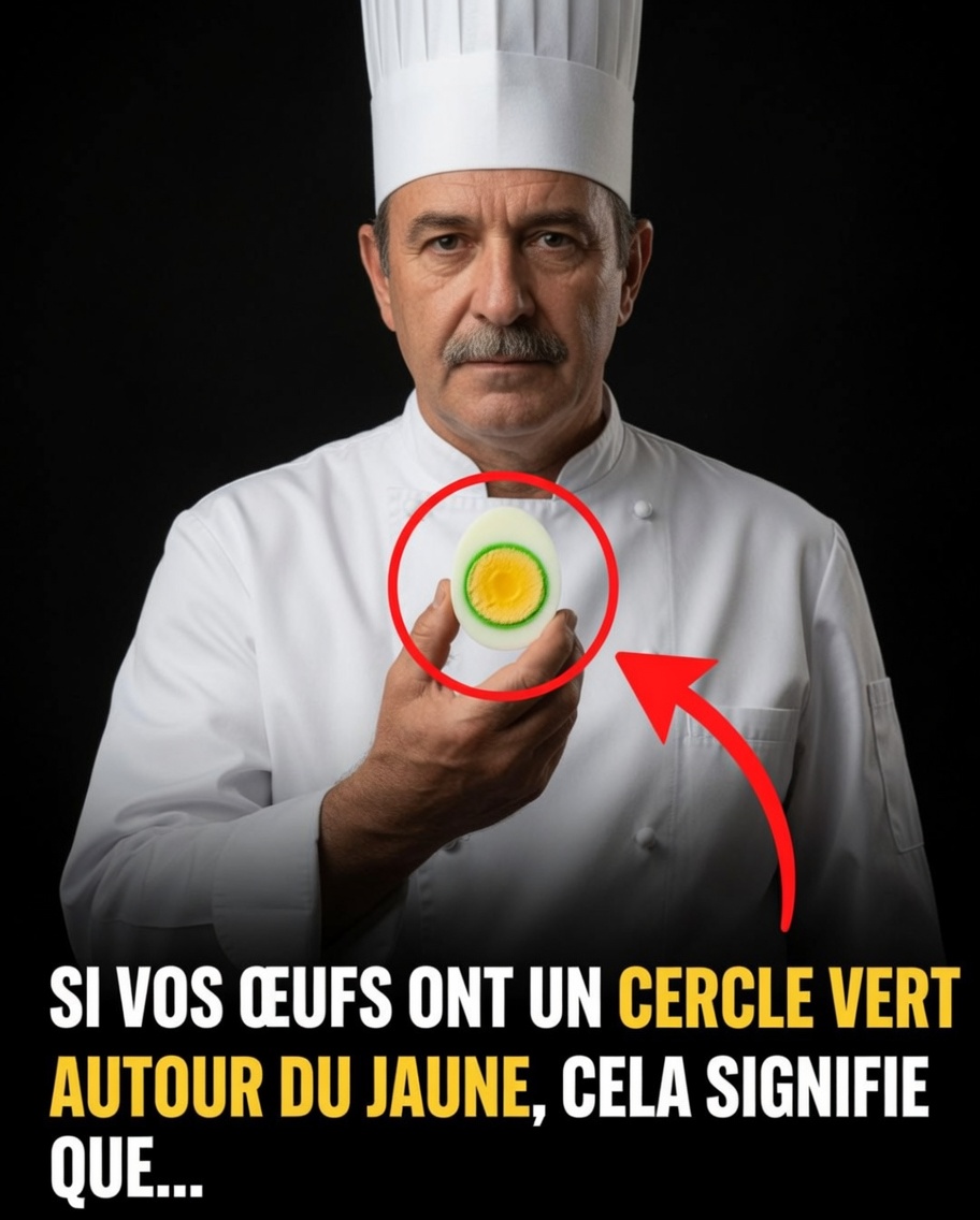 Qu’est-ce qui cause l’anneau vert autour des œufs durs ?