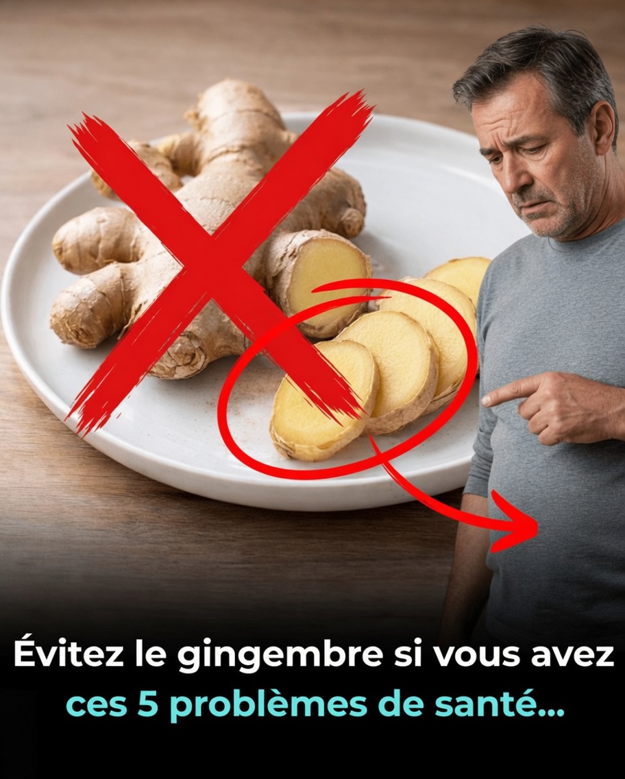 Évitez le gingembre si vous avez ces 5 problèmes de santé..