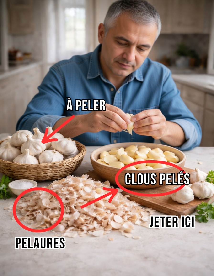 Je garde toujours les pelures d’ail – laissez-moi vous partager le secret de ma grand-mère