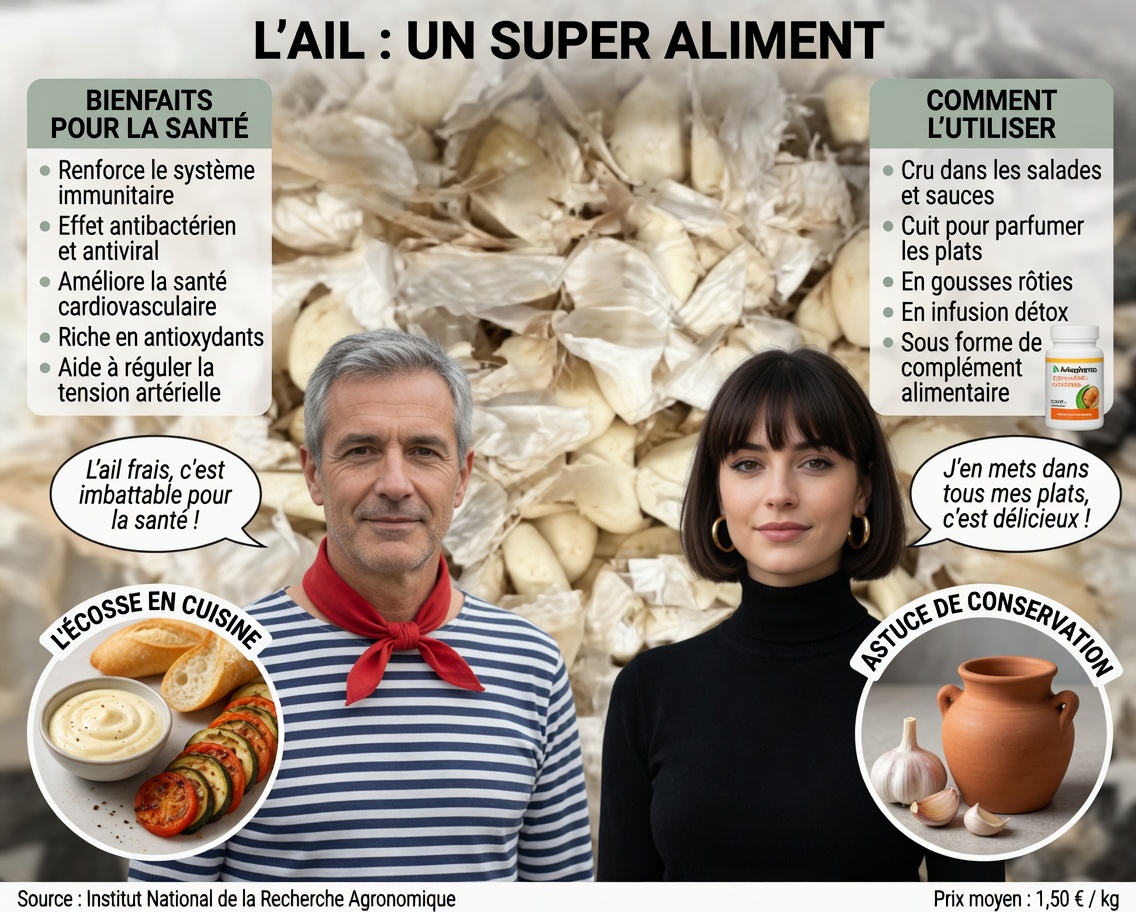 Je garde toujours les pelures d’ail – laissez-moi vous partager le secret de ma grand-mère