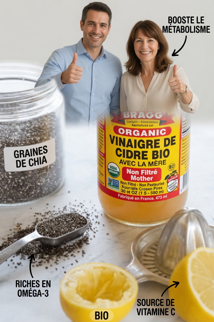 Le mélange santé ultime : comment le miel, la cannelle, le curcuma, le vinaigre de cidre de pomme et les graines de chia peuvent améliorer votre bien-être