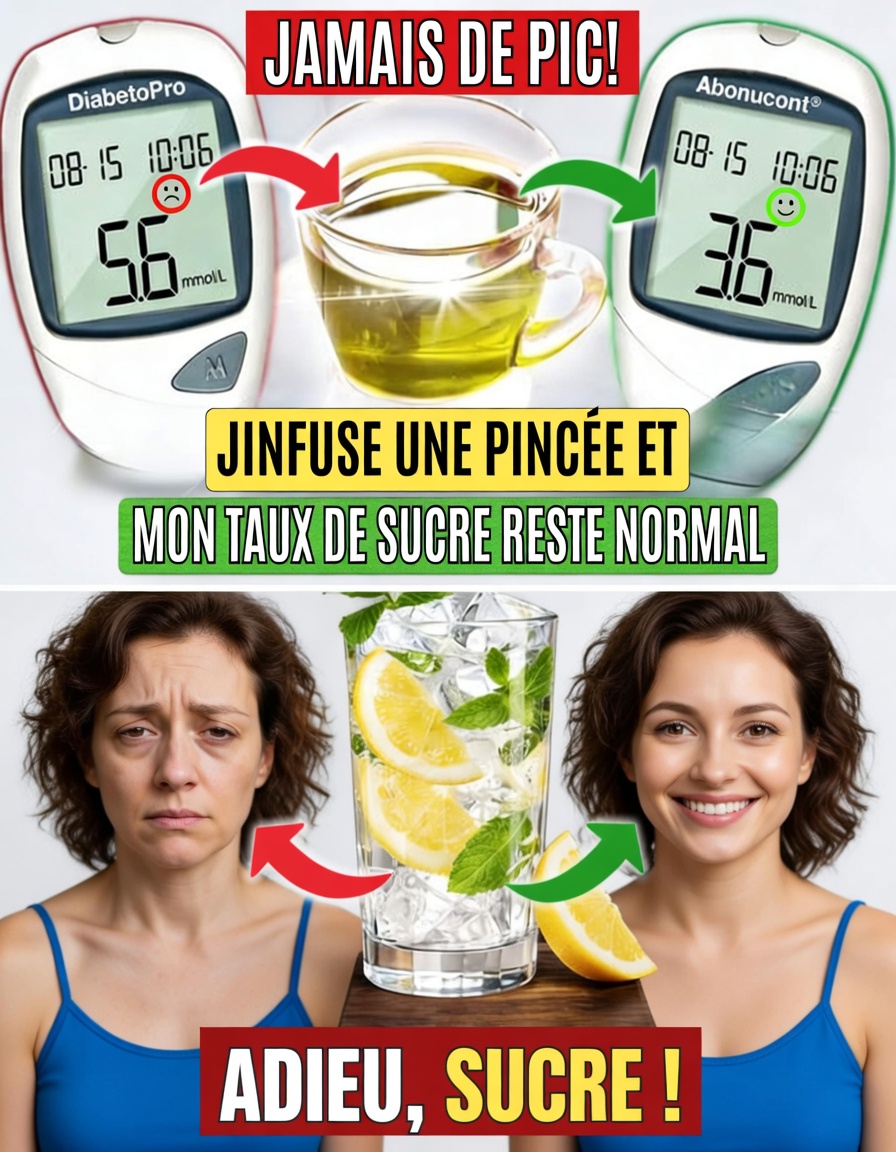 Top 7 des MEILLEURES boissons que les diabétiques DOIVENT boire le soir ! (Pour faire baisser la glycémie)