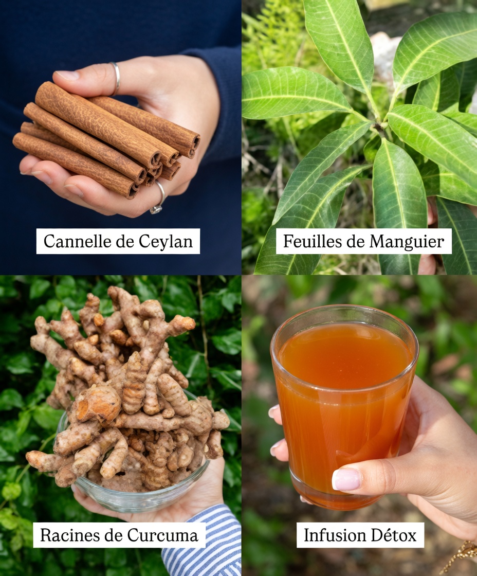 La boisson magique à base de plantes pour le diabète, la circulation sanguine, la stéatose hépatique et les douleurs osseuses