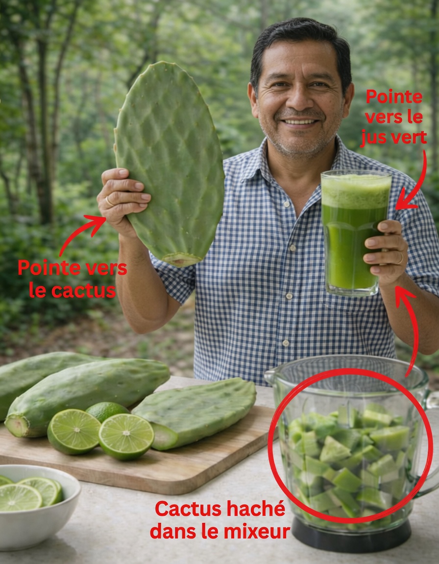 Boisson citron + nopal : la façon naturelle de combattre les ballonnements, de soutenir vos reins et d’affiner votre taille (en toute sécurité)