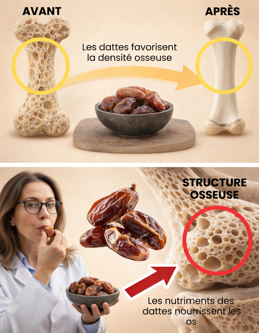 Arrêtez la perte osseuse avant qu’il ne soit trop tard ! Les dattes : un allié naturel pour renforcer vos os au quotidien