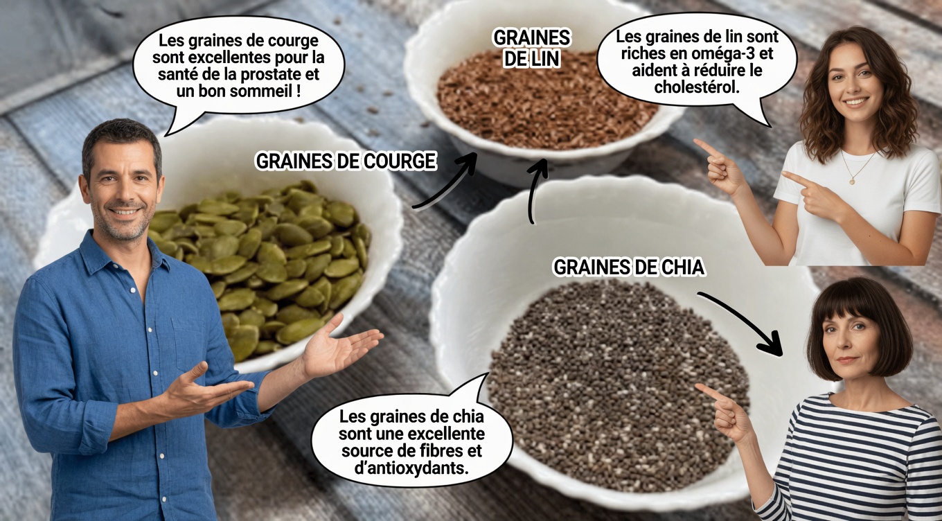 Même après 90 ans ? Mangez ces 3 graines chaque matin pour renforcer vos yeux et votre puissance cérébrale !