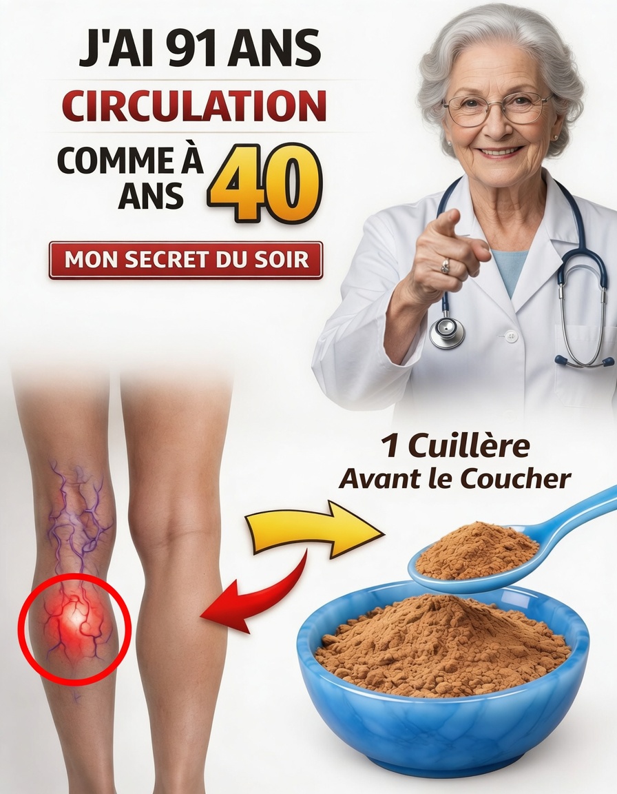 Seniors : Mangez ceci avant de vous coucher pour stimuler la circulation sanguine et améliorer la circulation dans les jambes et les pieds en seulement 24 heures