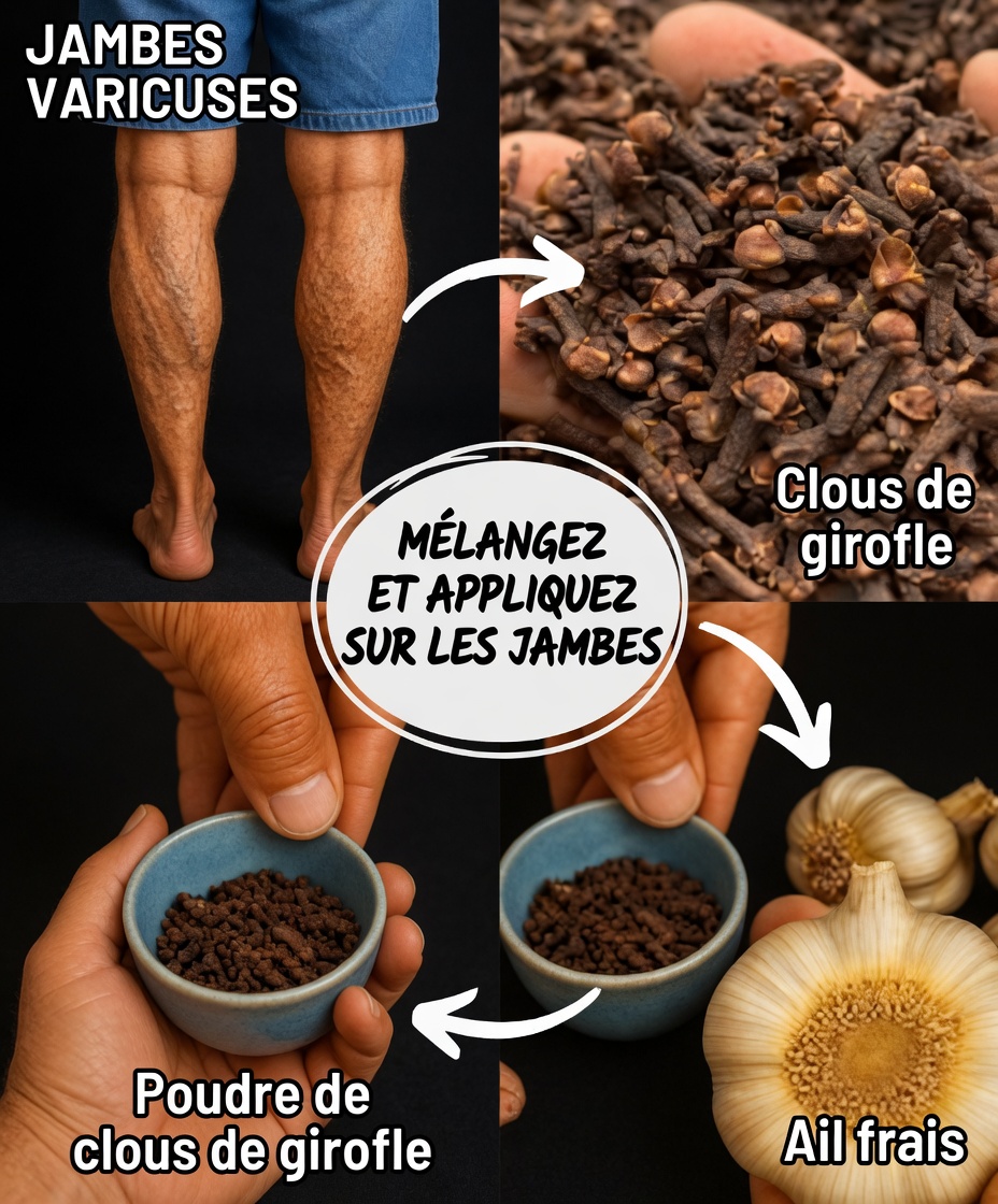 Adieu les varices ? Le remède maison à l’ail et au clou de girofle dont tout le monde parle