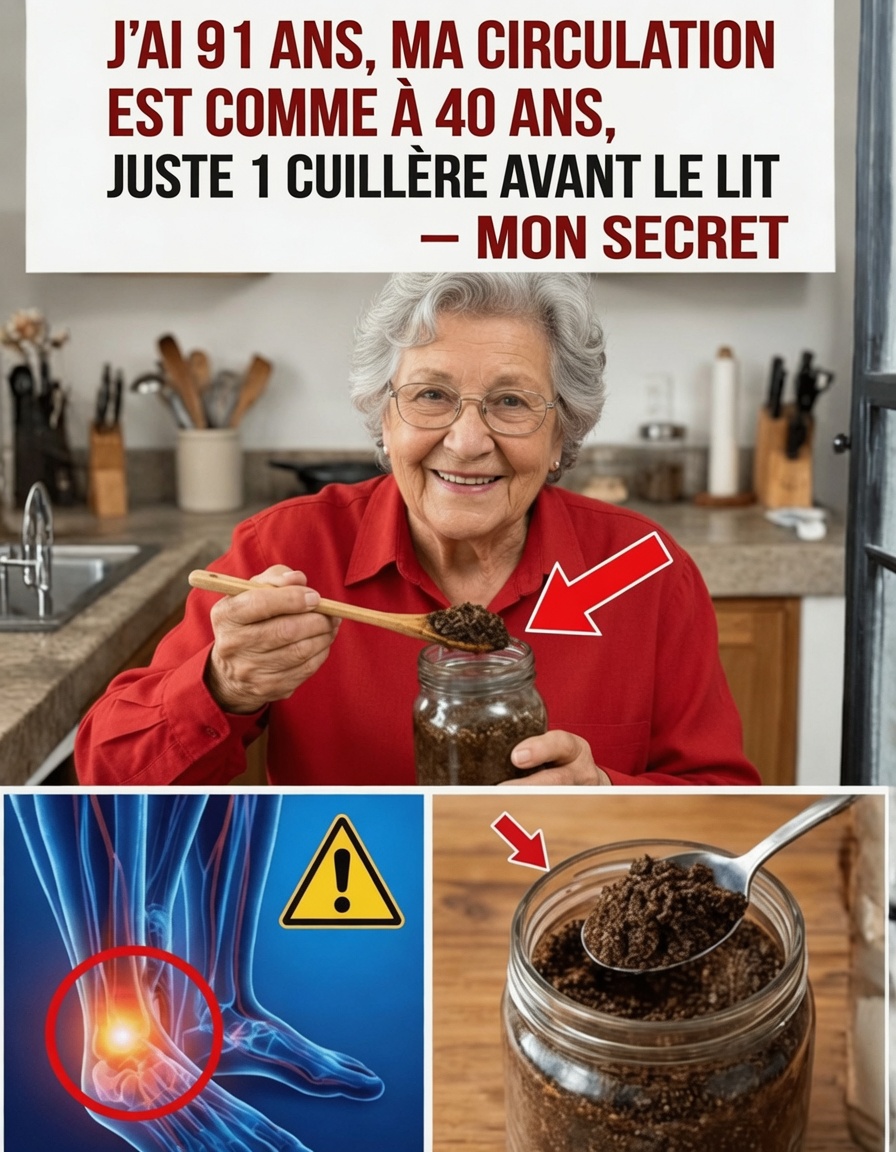 SENIORS, mangez CECI avant de vous coucher pour augmenter le flux sanguin et la circulation dans vos jambes et vos pieds en 24 heures après avoir reçu mes recettes