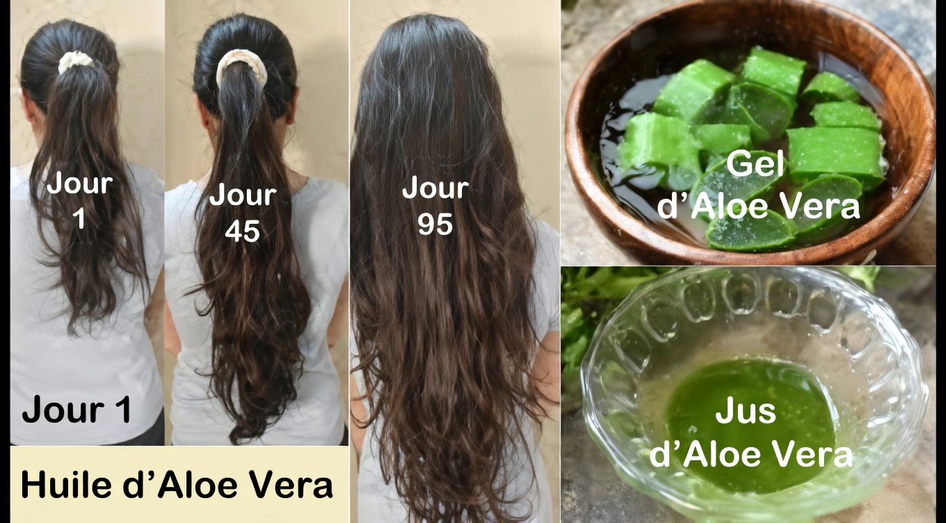Comment fabriquer de l’huile d’aloe vera pour une pousse des cheveux plus rapide et pour réduire la chute des cheveux