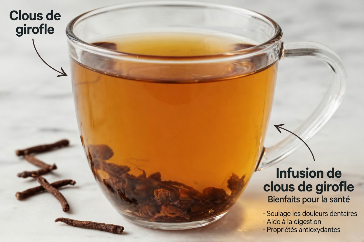 Bienfaits et utilisations du thé au clou de girofle et comment préparer cette boisson aux plantes apaisante et réchauffante à la maison