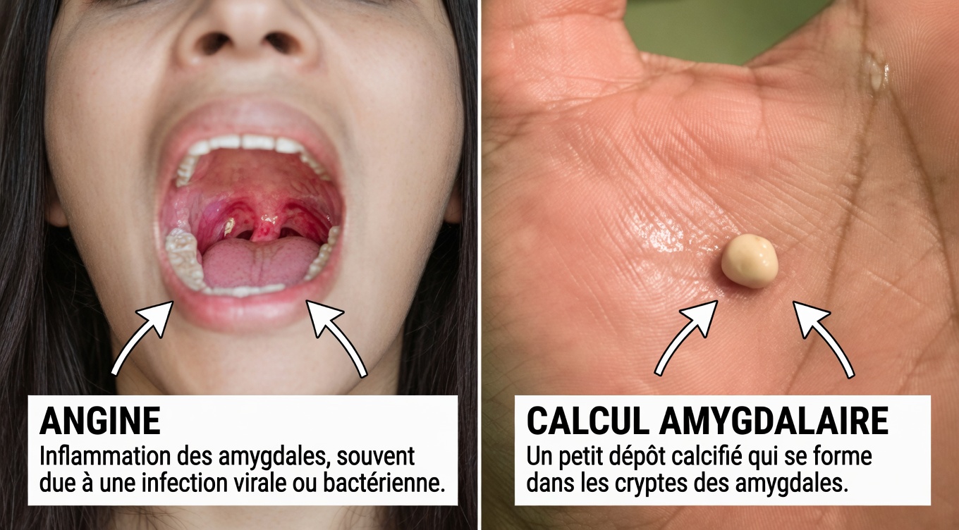 Calculs amygdaliens : découvrez ce qu’ils sont, comment ils apparaissent et comment vous en débarrasser pour toujours