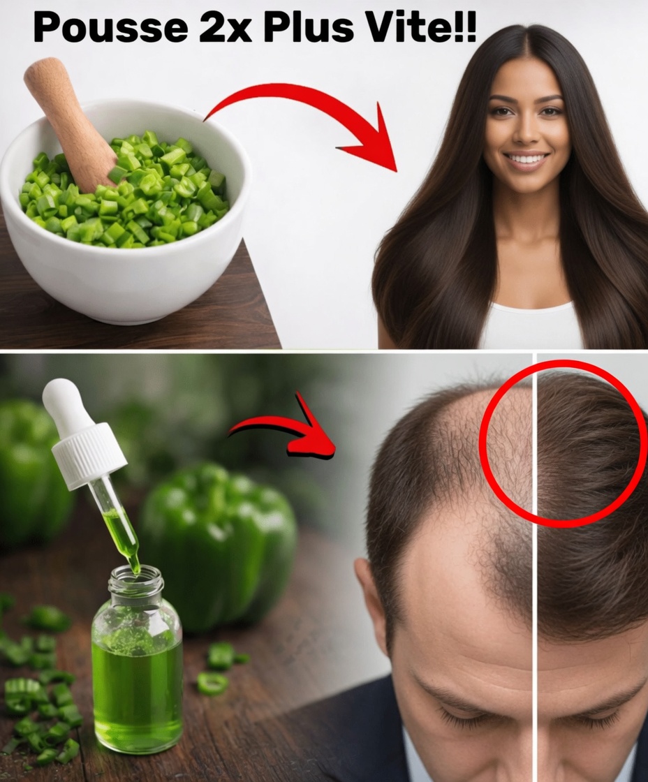 Le tonique indien pour cheveux « fusée » à 3 ingrédients qui fait pousser 2,5 à 5 cm par mois et comble les zones dégarnies en 14 jours