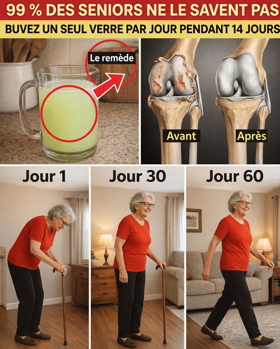 Le soulagement des douleurs au genou commence avec CETTE boisson puissante (à essayer absolument pour les seniors !)