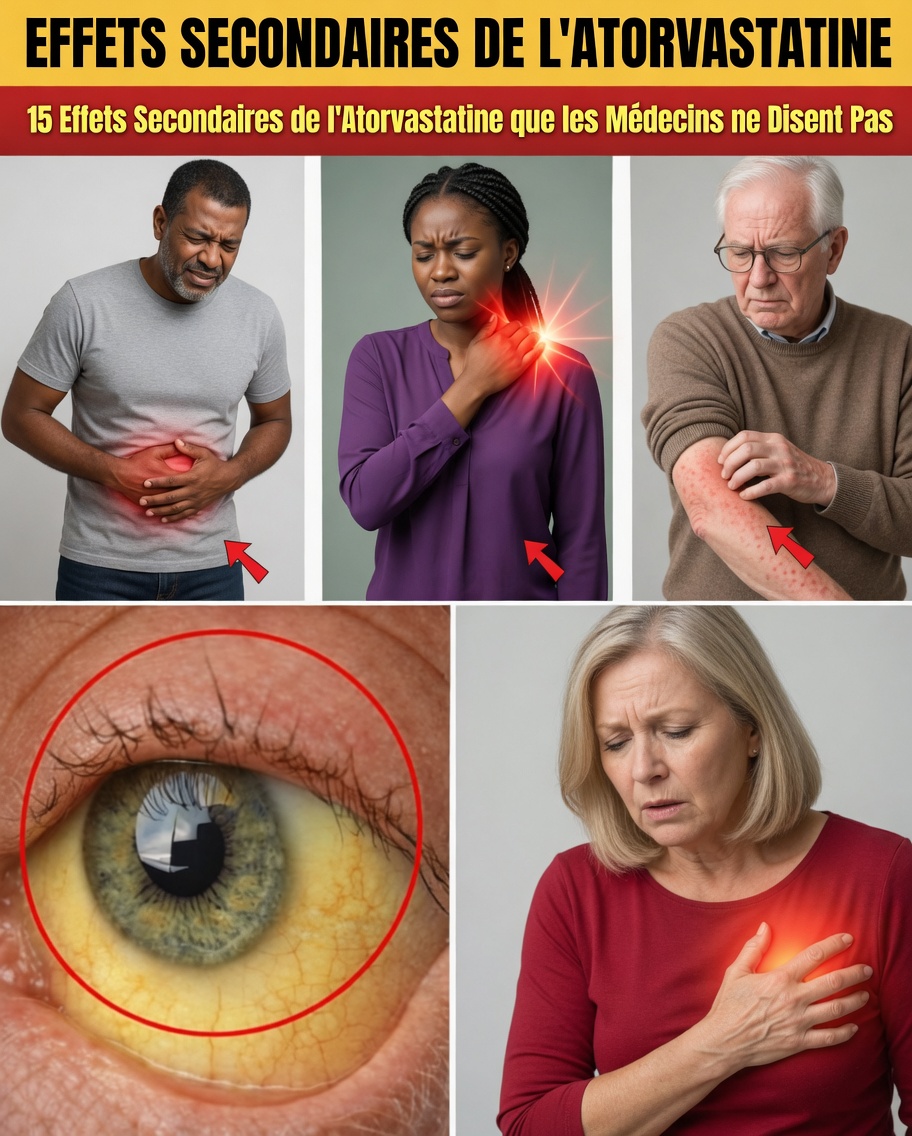 Effets secondaires de l’atorvastatine : 15 préoccupations cachées que votre médecin ne vous mentionne pas toujours aujourd’hui
