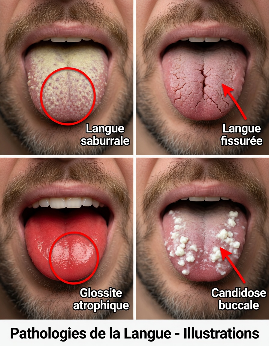 Si vous présentez ces quatre symptômes au niveau de la langue, ils pourraient indiquer des problèmes de santé sous-jacents