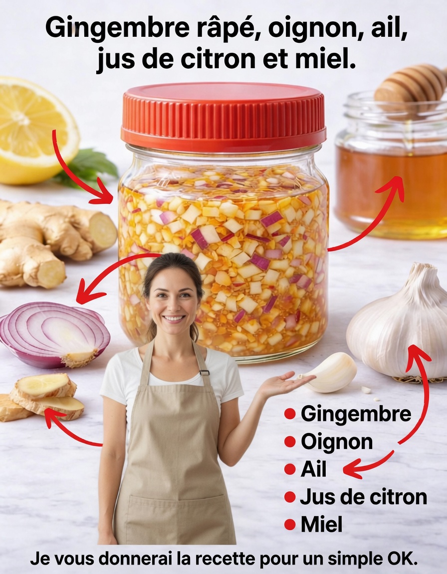 Mélange de gingembre, d’oignon, d’ail, de citron et de miel : votre simple rituel quotidien pour un confort et un équilibre au quotidien