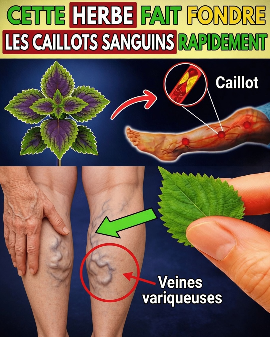 Les 6 plantes puissantes susceptibles de contribuer à une circulation saine et de réduire naturellement le risque de caillots sanguins