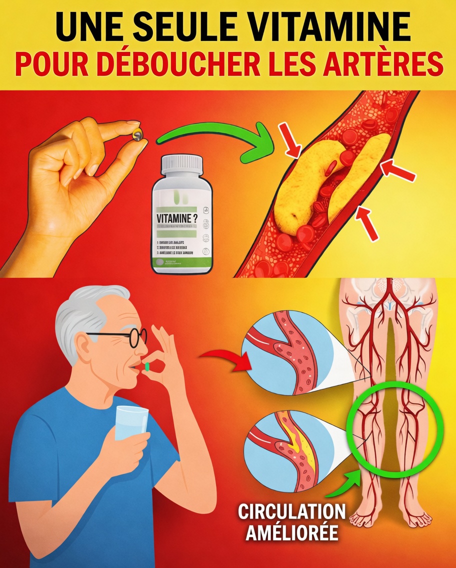7 vitamines puissantes qui peuvent aider à soutenir des artères plus propres et à stimuler naturellement la circulation sanguine après 50 ans