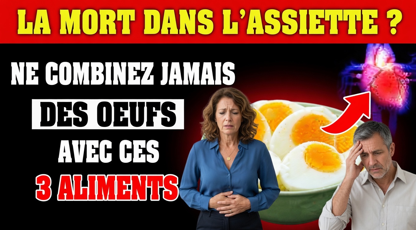 Seniors : Ne combinez pas les œufs avec ces 3 aliments – Des effets secondaires choquants à connaître après 60 ans
