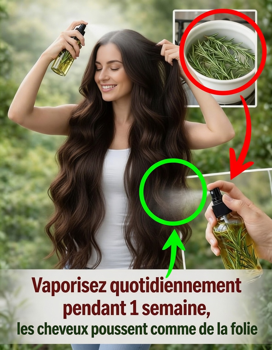 Eau de romarin pour les cheveux : votre rituel quotidien simple pour un cuir chevelu plus frais et une chevelure à l’apparence plus dense