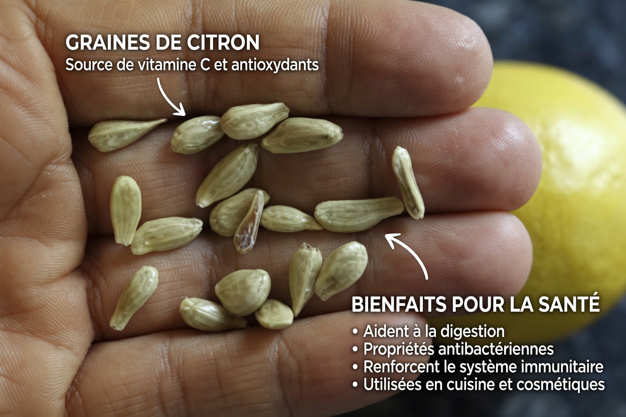 Ce que tout le monde devrait savoir sur les pépins de citron : leurs bienfaits cachés, leurs propriétés nutritionnelles et leurs utilisations pratiques