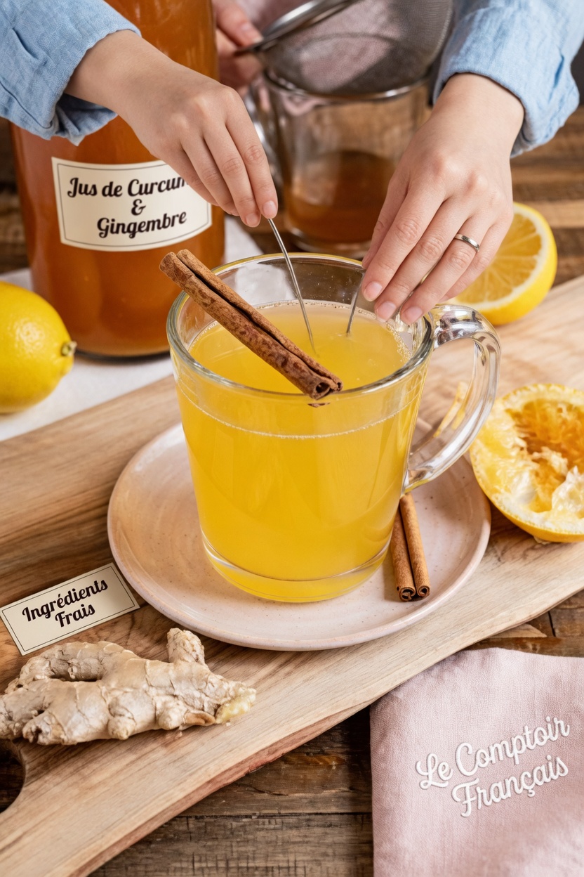 Thé aux aiguilles de pin, au curcuma et à la cannelle – une boisson naturelle pour soutenir l’équilibre d’une glycémie saine