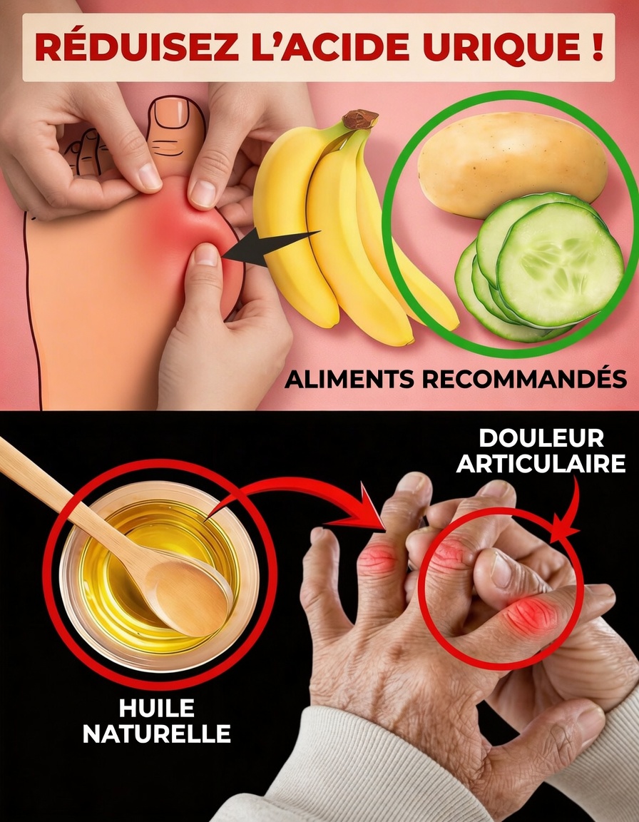 Découvrez les 8 meilleurs aliments qui peuvent aider à gérer naturellement le taux d’acide urique dans votre alimentation quotidienne