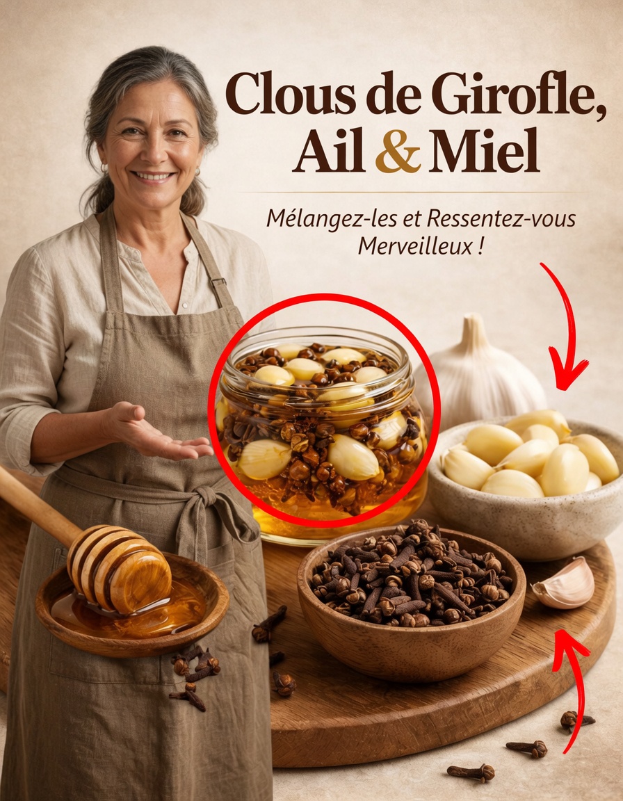 Mélangez des clous de girofle, de l’ail et du miel et vous me remercierez