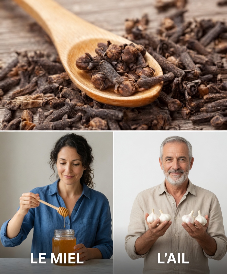 Mélangez des clous de girofle, de l’ail et du miel et vous me remercierez