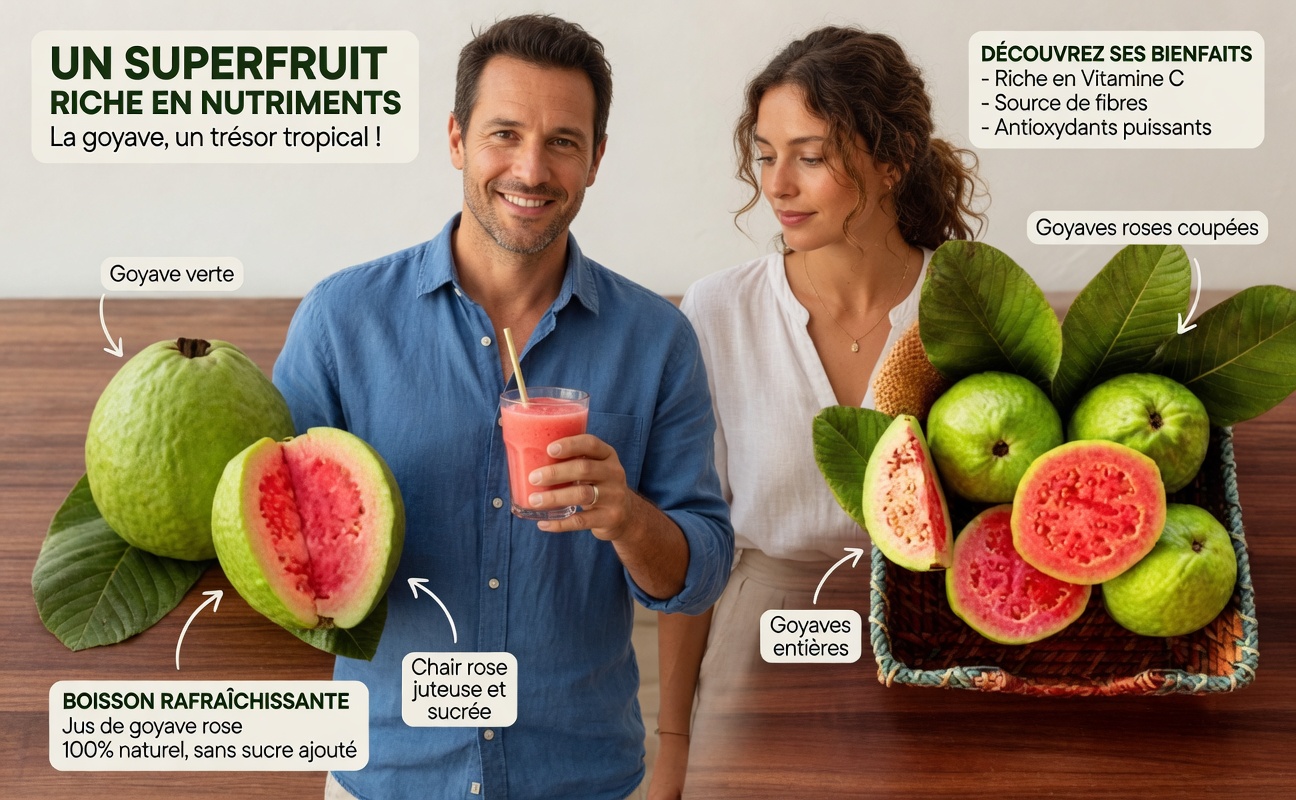 Goyave et santé des yeux : le fruit tropical qui aide à protéger naturellement votre vision