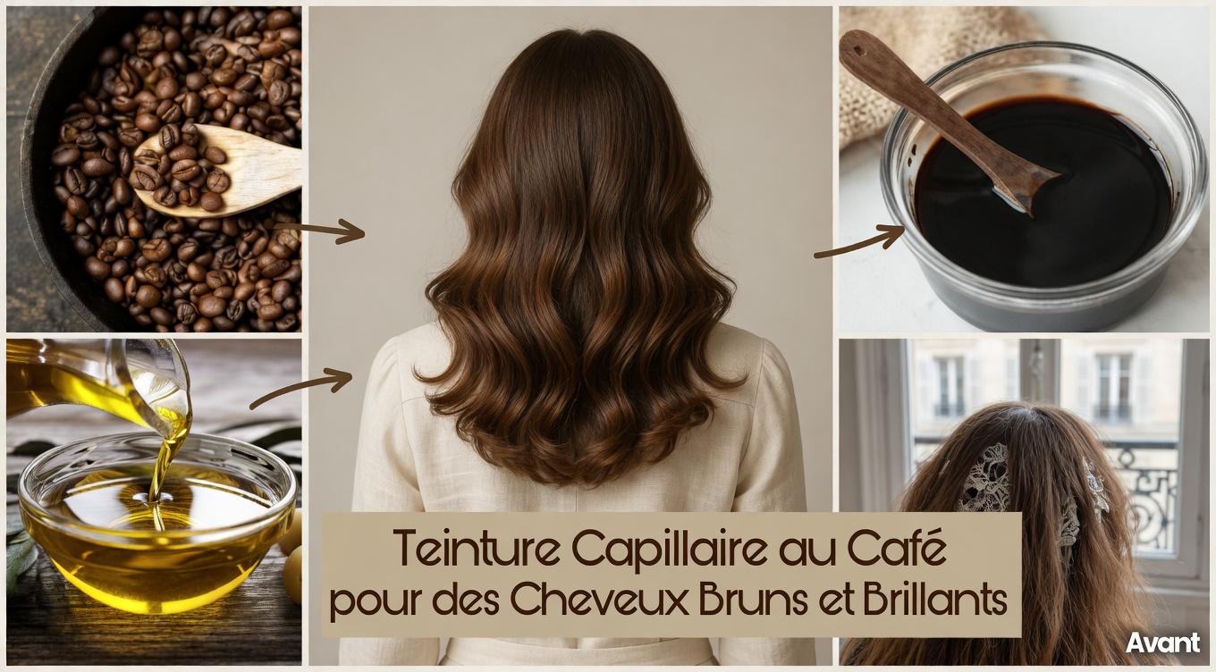 Soin capillaire au café à la maison : un guide réaliste pour des cheveux à l’apparence plus foncée et plus brillante