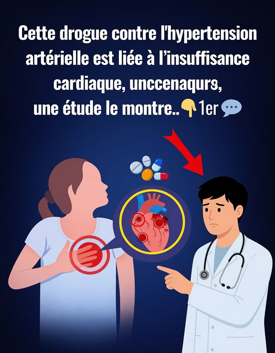 Ce médicament contre l’hypertension artérielle est associé à l’insuffisance cardiaque, selon une étude