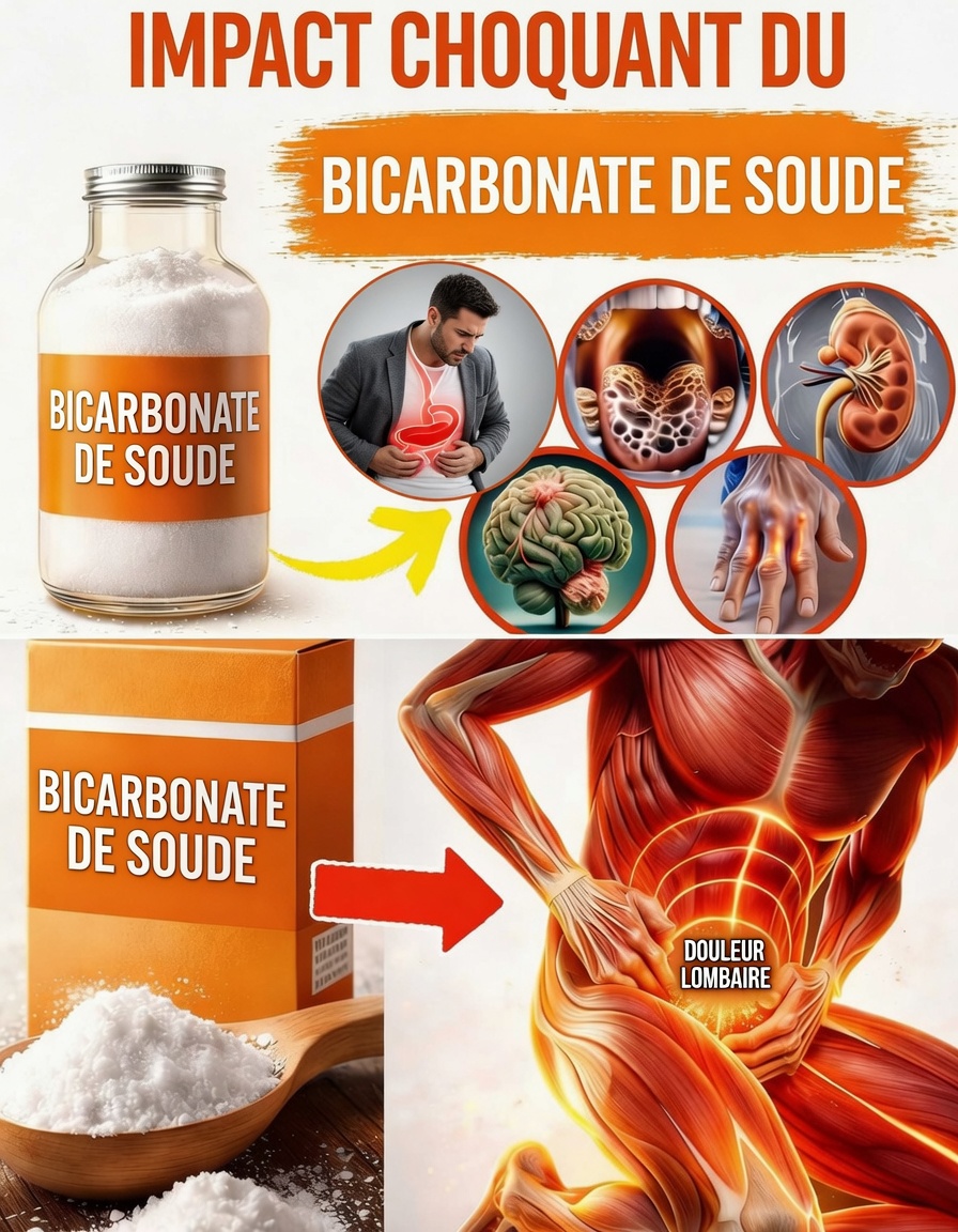 Que pourrait-il arriver à votre corps si vous buvez de l’eau au bicarbonate de soude le soir pendant deux semaines ?