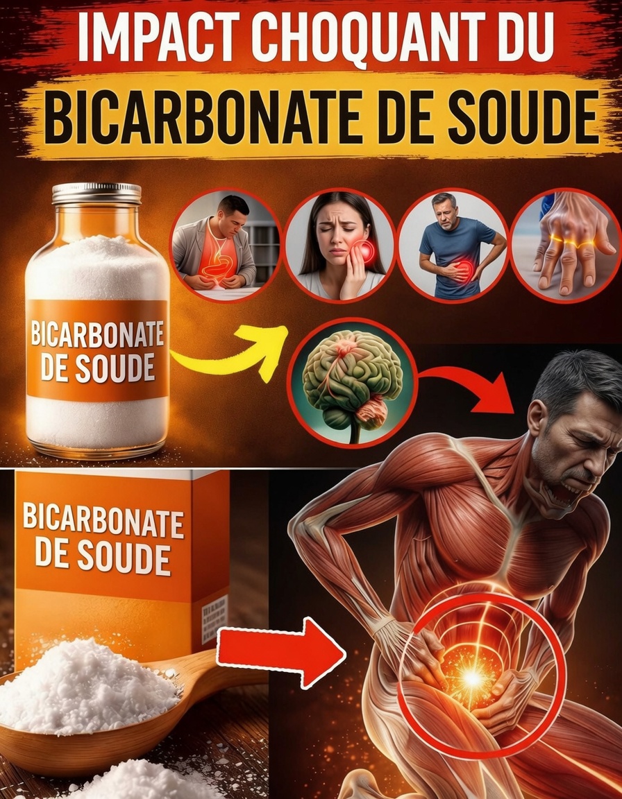 Que pourrait-il arriver à votre corps si vous buvez de l’eau au bicarbonate de soude le soir pendant deux semaines ?