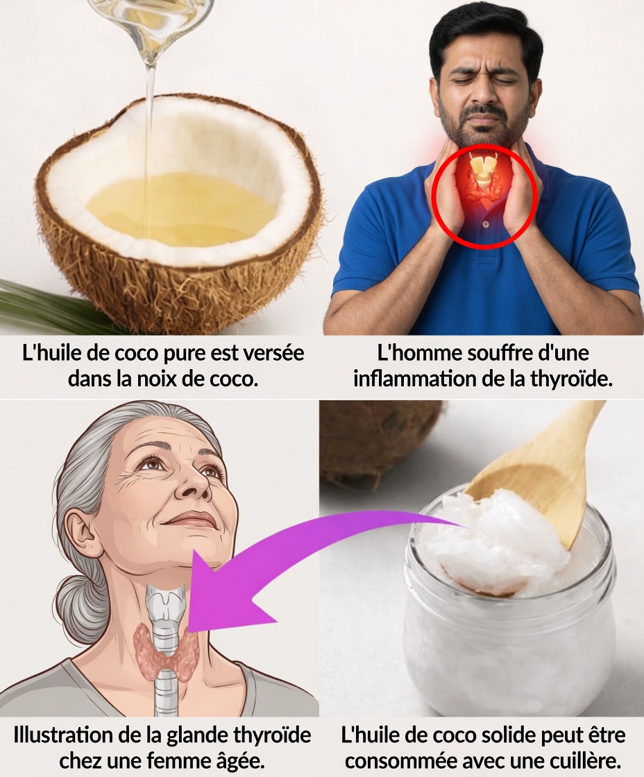 6 façons dont l’huile de coco peut aider les personnes souffrant de problèmes de thyroïde