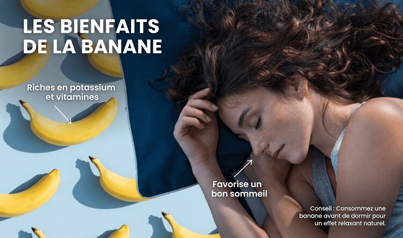 Manger une banane avant de se coucher est-il une bonne idée pour mieux dormir ? Découvrez la vérité surprenante