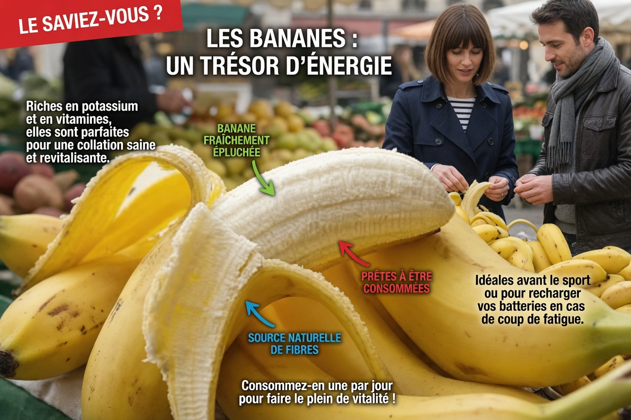 Manger une banane avant de se coucher est-il une bonne idée pour mieux dormir ? Découvrez la vérité surprenante
