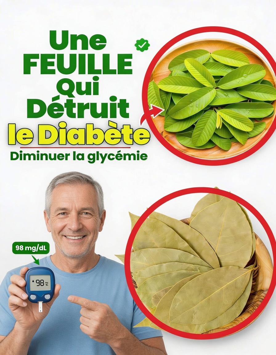 1 feuille qui fait baisser la glycémie, fait fondre la graisse et nettoie les artères RAPIDEMENT – la science choquante derrière la centrale cachée de la nature