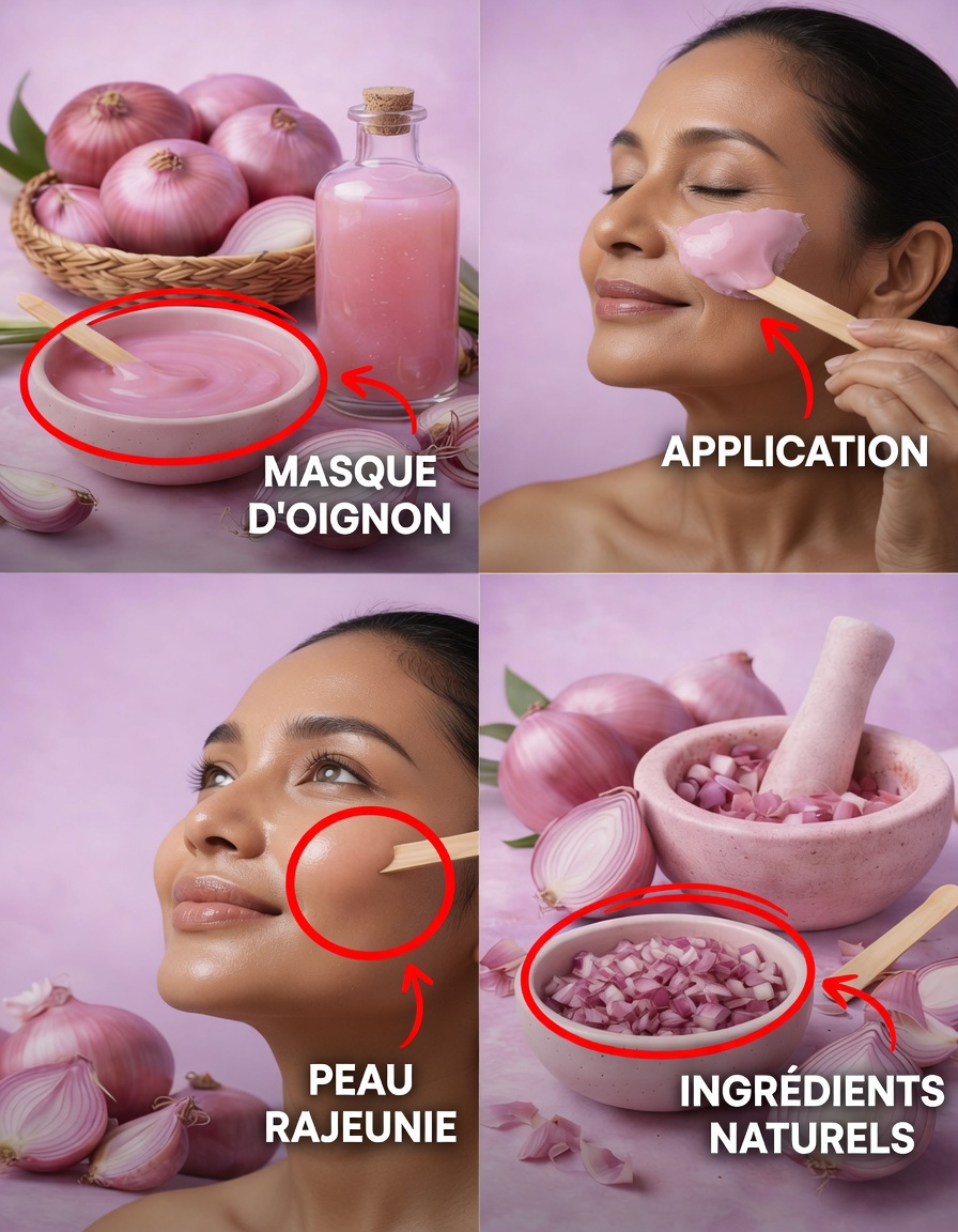 L’oignon rouge peut-il aider à obtenir une peau plus lumineuse et un teint plus uniforme ? 2 façons douces de l’utiliser contre les taches brunes et les problèmes de pigmentation