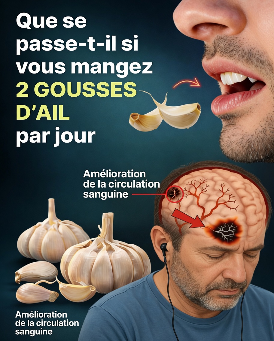 Découvrez ce qui arrive à votre corps lorsque vous mangez 2 gousses d’ail cru par jour : des bienfaits prouvés par la science