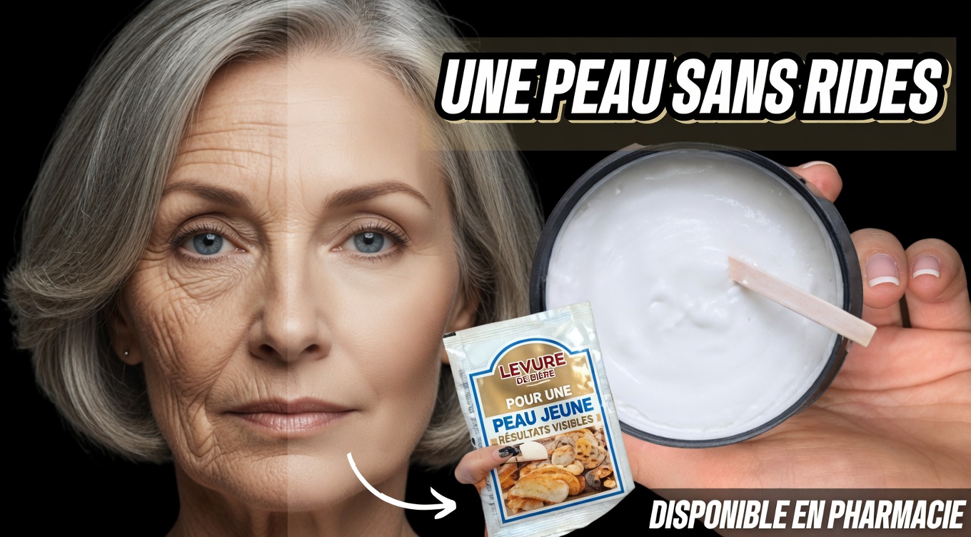 La levure et le yaourt éliminent toutes les rides en 3 minutes, même à 70 ans