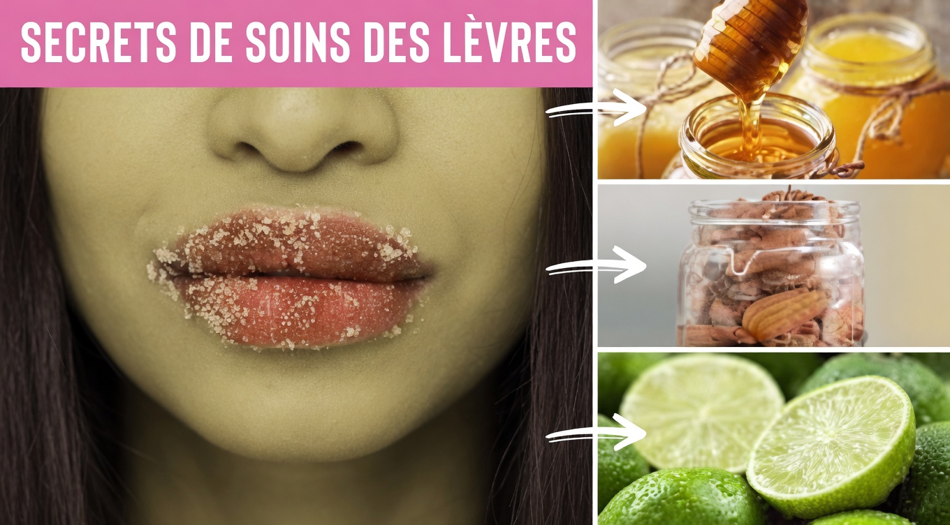 Éclaircissez et rosissez des lèvres foncées en 3 jours naturellement : vos lèvres seront douces, pulpeuses et rosées avec seulement 2 ingrédients simples