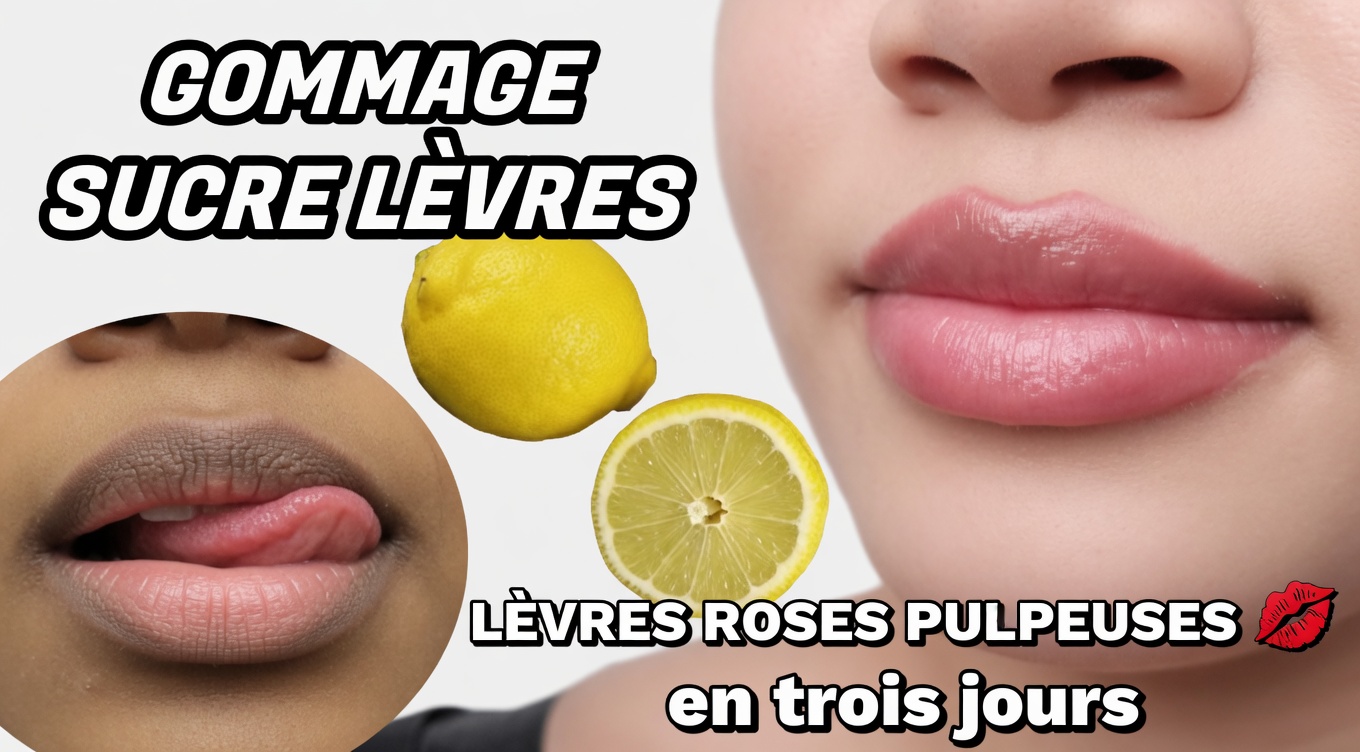 Éclaircissez et rosissez des lèvres foncées en 3 jours naturellement : vos lèvres seront douces, pulpeuses et rosées avec seulement 2 ingrédients simples