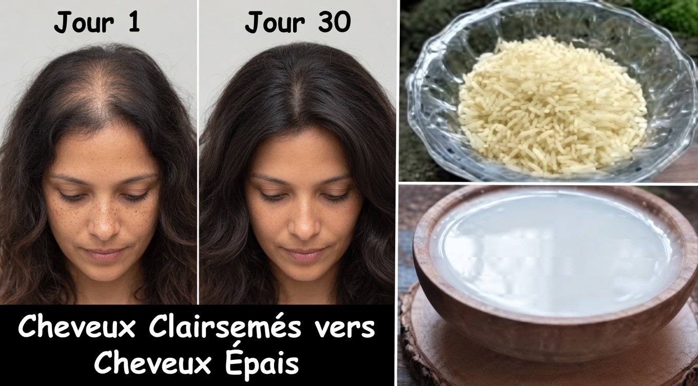 MES CHEVEUX ÉTAIENT COMPLÈTEMENT CHAUVE ! JUSQU’À CE QUE JE COMMENCE À UTILISER CE REMÈDE — MES CHEVEUX ONT POUSSÉ COMME DES FOUS ET MA PEAU RAYONNE (Masque riz + aloe vera)