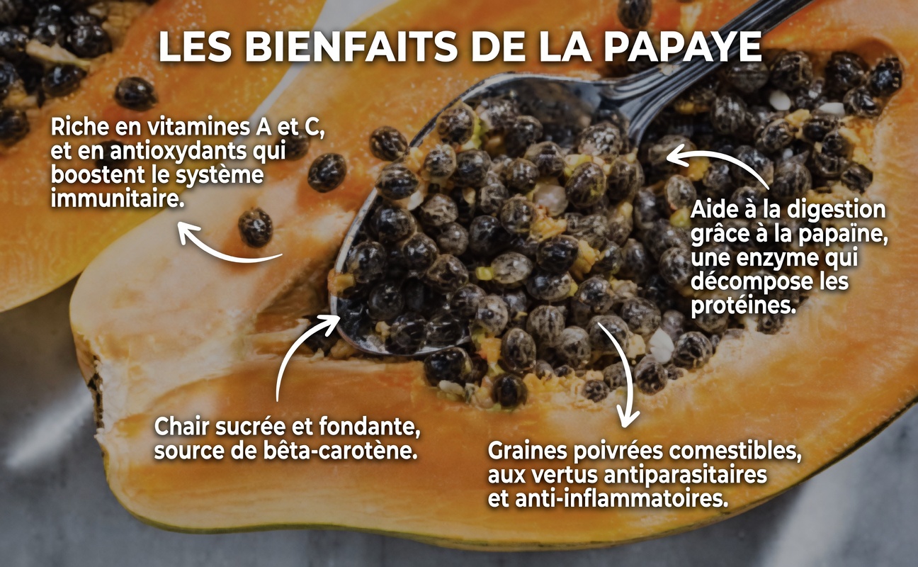 Graines de papaye pour le confort articulaire : une simple habitude quotidienne à explorer pour soutenir les genoux, le dos et la colonne vertébrale